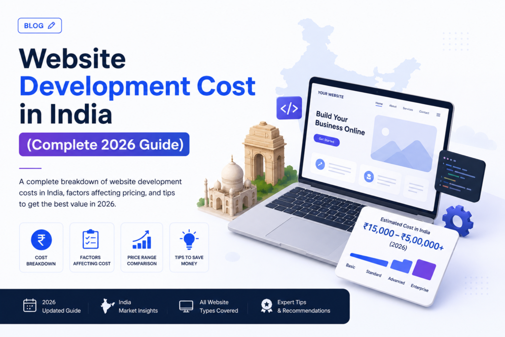 Website Development Cost in India webforgerz